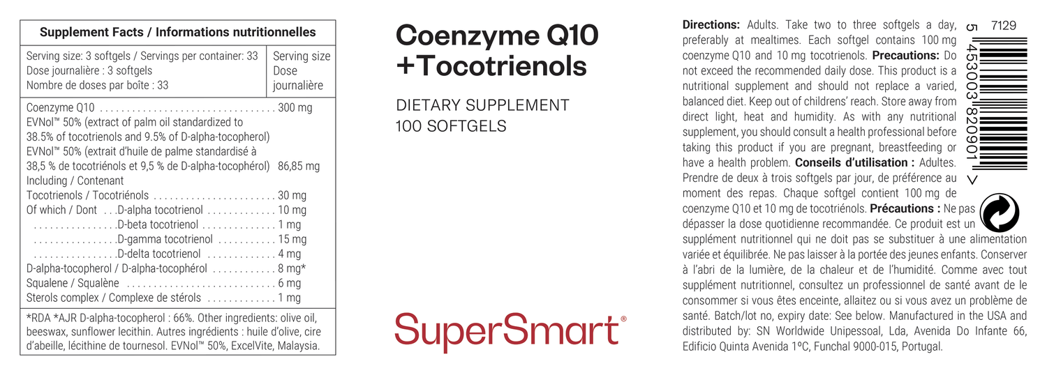CoQ10 + Tocotrienols