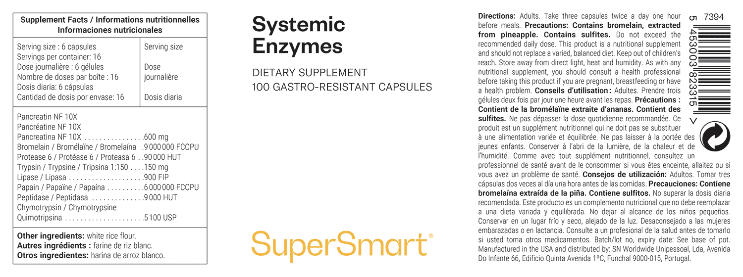 Systemic Enzymes Enzymes