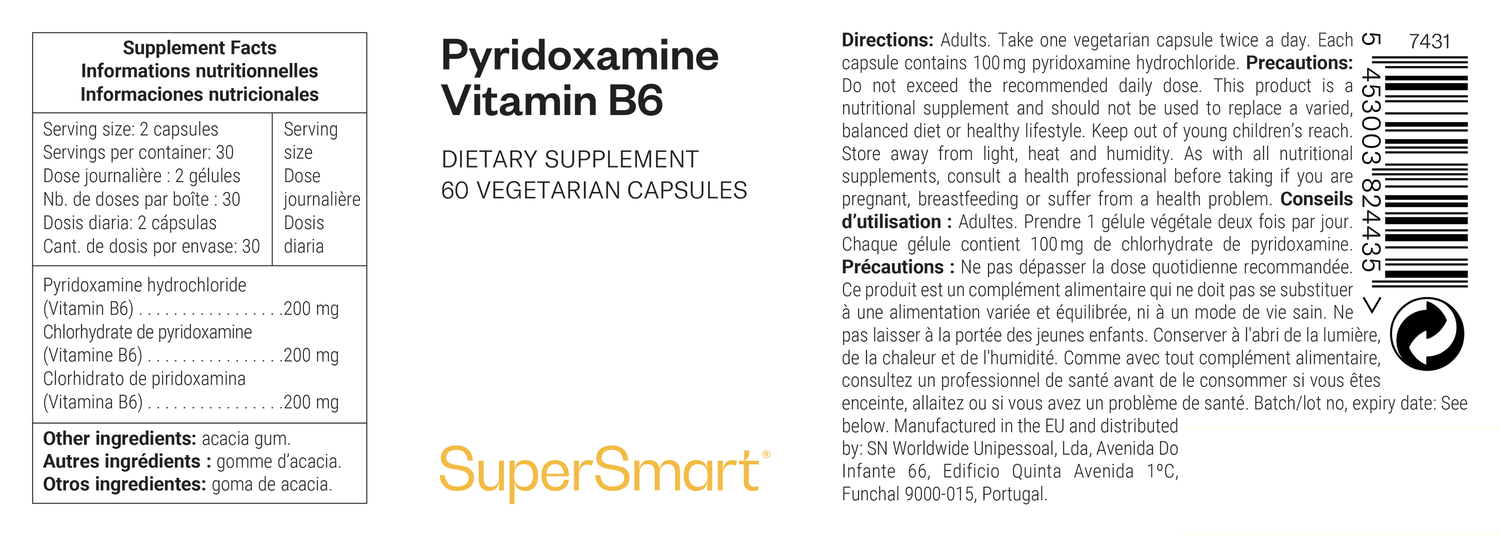 Complemento Alimenticio de vitamina B6