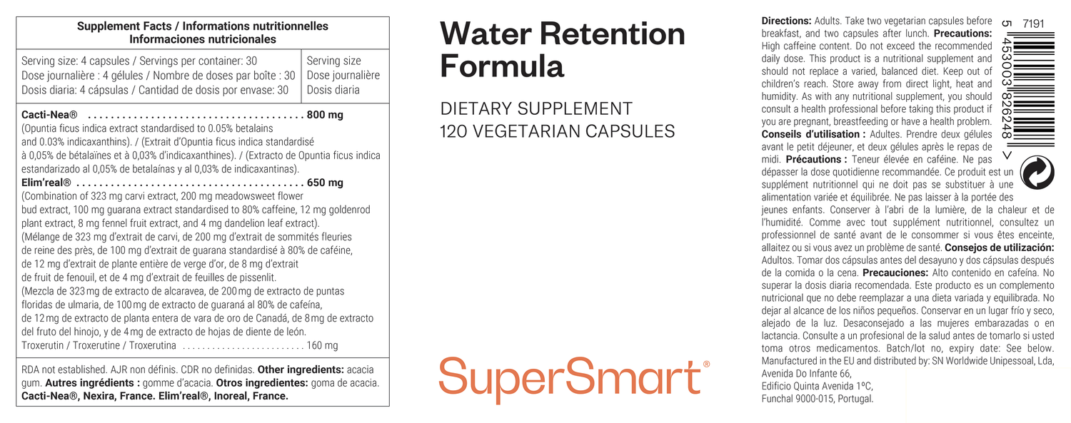 Water Retention Formula Supplement