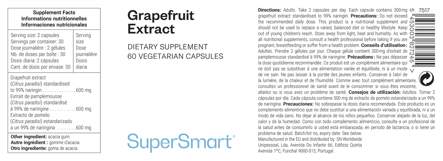 Nahrungsergänzungsmittel Grapefruit Extract 