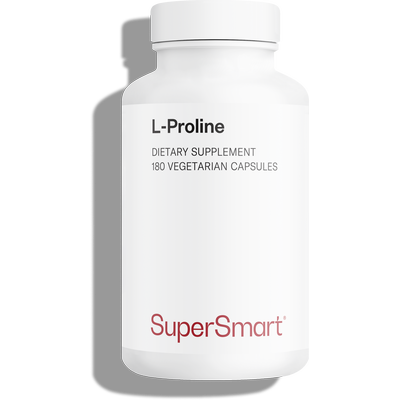 L-Proline suplemento alimentar, contribui para a produção de colagénio