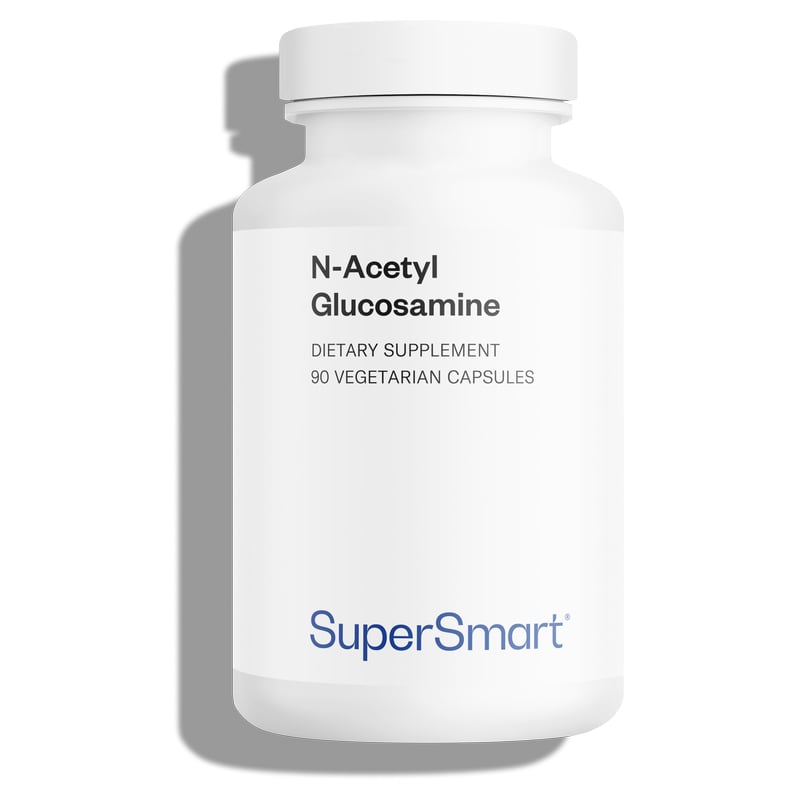 NAG - Glucosamina 100% Natural - Movilidad y Flexibilidad Óptima - 90 cáps. Vegetarianas - Supersmart