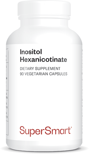 Inositol Hexanicotinate (IHN) | 90 Vegetarian Capsules - Supersmart