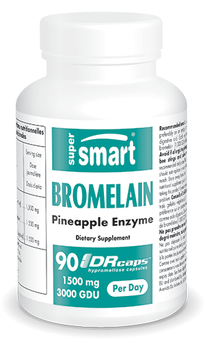 Bromelaïne | 90 gélules DR - Supersmart