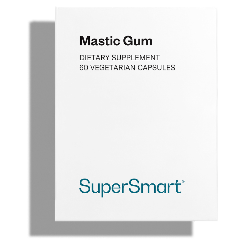 Mastic Gum - Pour le bien-être digestif - 60 Gél. Vég - sans OGM - Supersmart