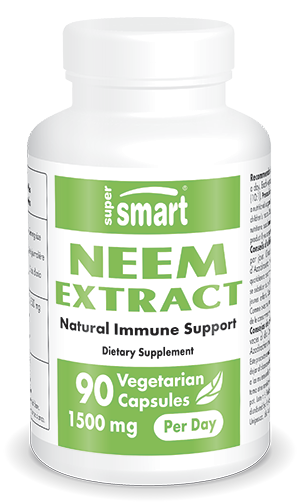 Neem Extract Supplement with 90 Vegetable Capsules from Supersmart