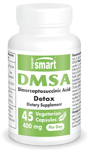 Complemento alimenticio DMSA, ácido dimercaptosuccínico para la desintoxicación