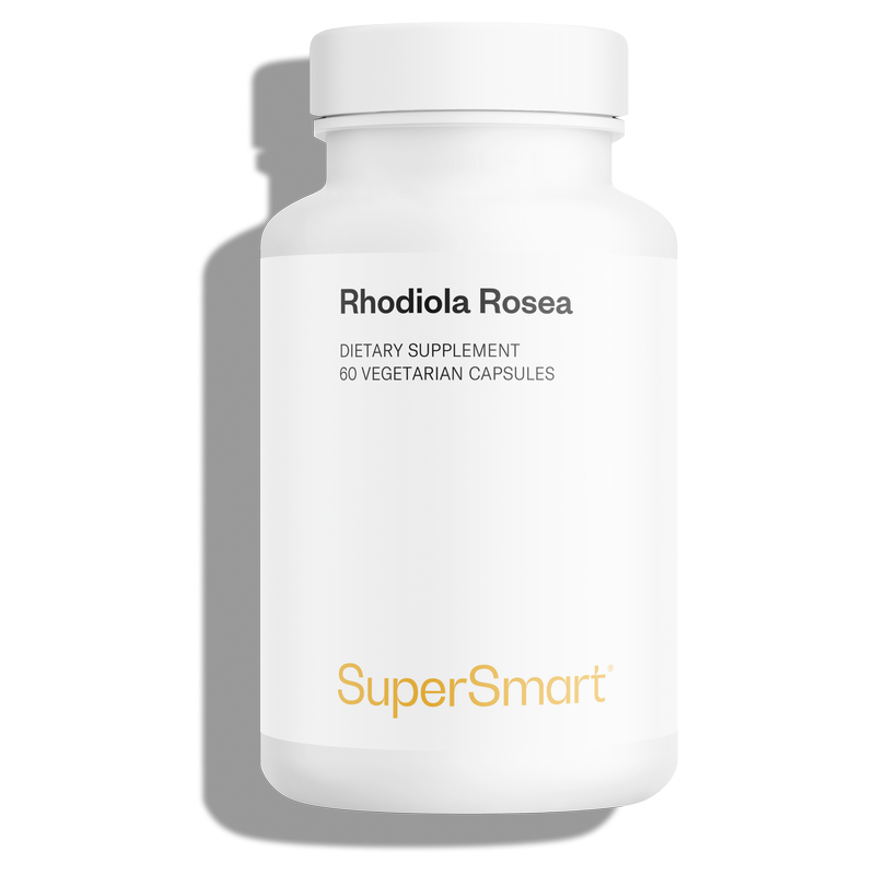 Rhodiola rosea - Anti-stress et Anti-fatigue - 60 Gél. Végétariennes - Supersmart