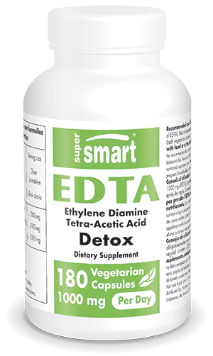 EDTA suplemento alimentar, ácido etileno diamina tetra acético detox
