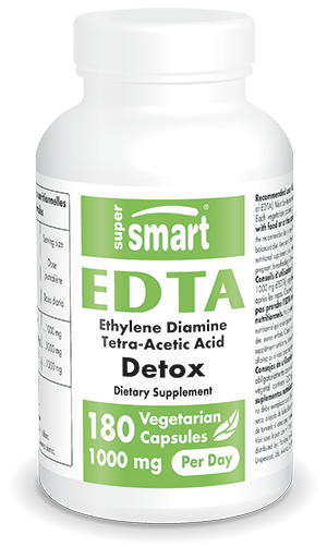 EDTA dietary supplement, ethylene diamine tetra-acetic acid detox