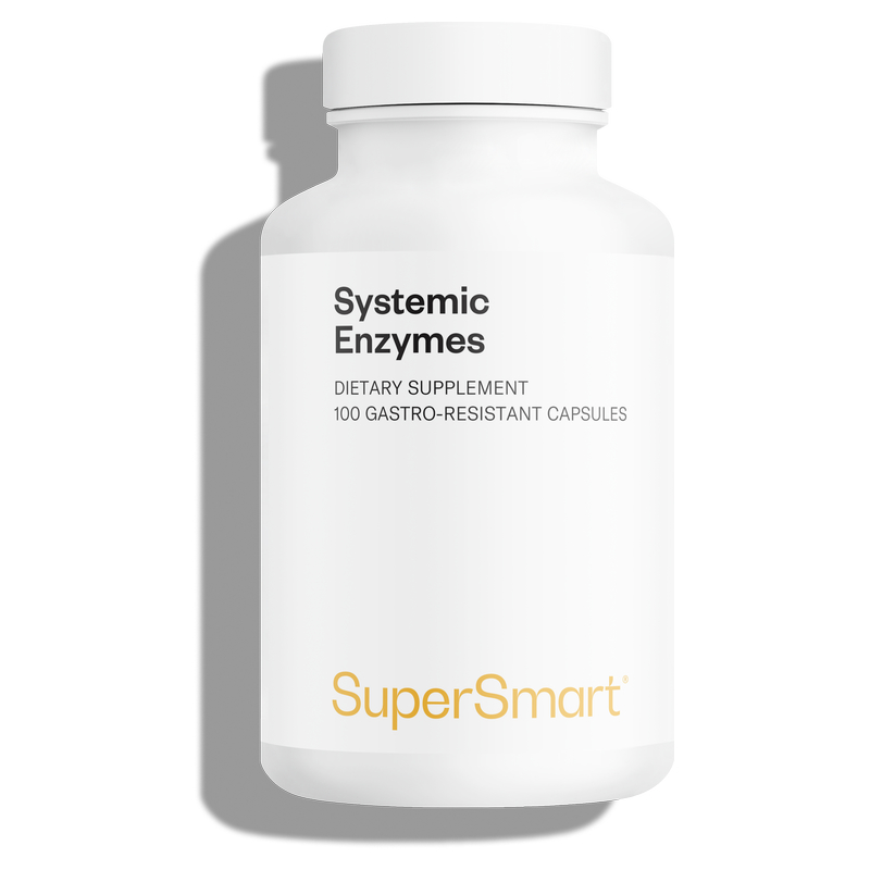 Enzymes Systémiques - 8 enzymes différentes - 100 DR caps - Supersmart