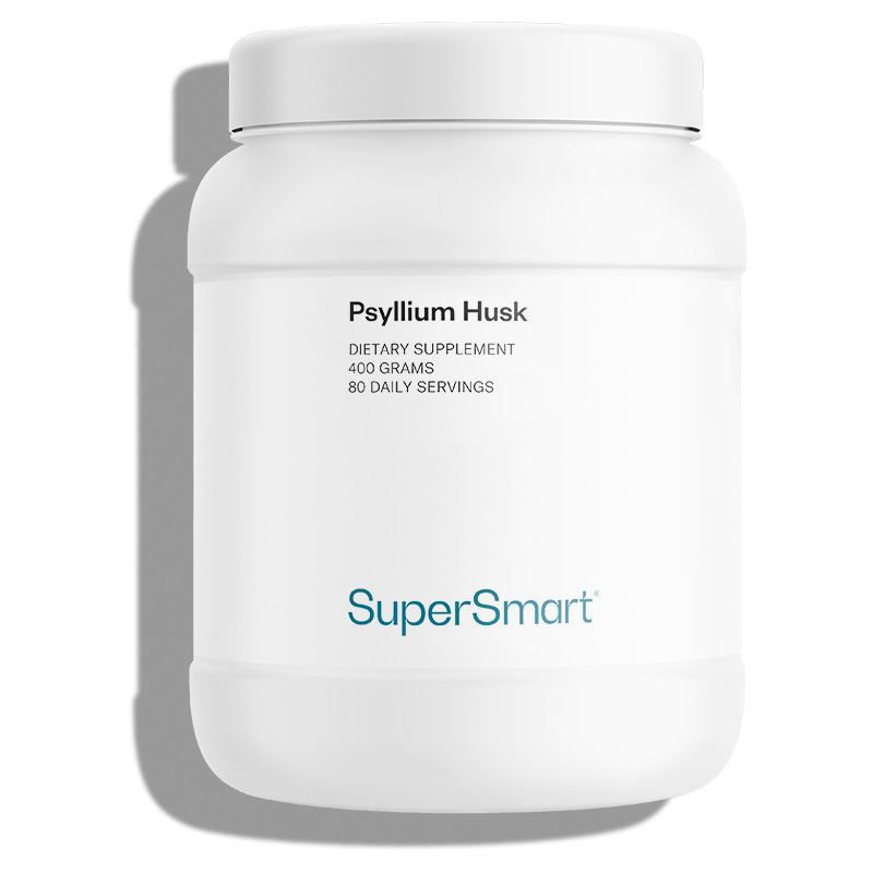 Psyllium Blond – Transit & digestion – 400 g poudre – SuperSmart