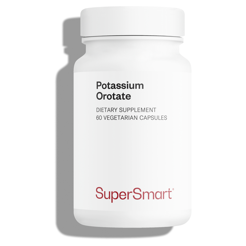 Potassium Orotate - Meilleure forme de potassium - 60 Gél. Vég - sans OGM - Supersmart