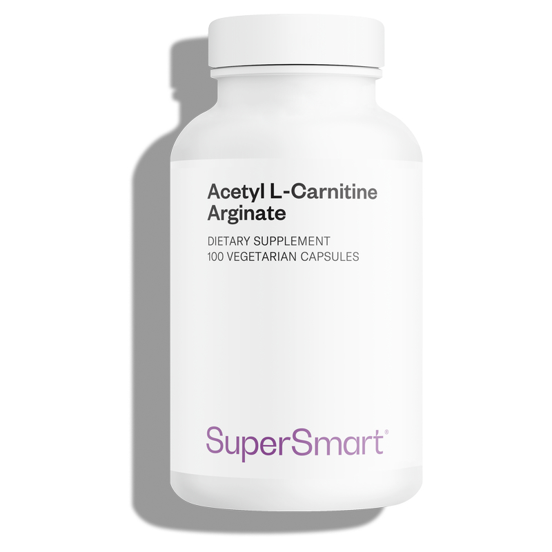 Carnitine L-arginine 1000mg - Vasolidateur - 100 Gél. Végétariennes - Supersmart