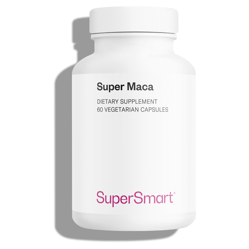 Super Maca - Fertilité & Stimulant - 100% naturel - 60 Gél. Végétariennes - Supersmart