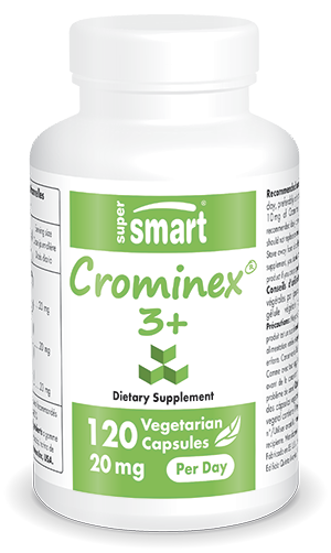 Crominex 3+ | 120 capsules végétales - Supersmart