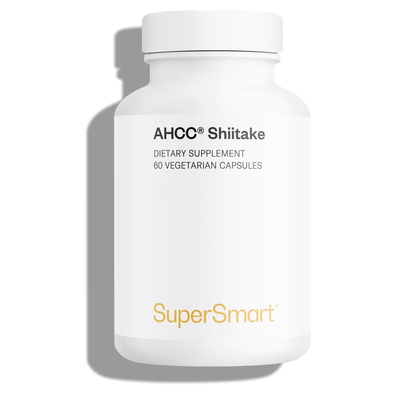 AHCC - Estratto di radice di fungo Shiitake - Brevettato - Immunità - 60 Caps. Vegetariano - Supersmart