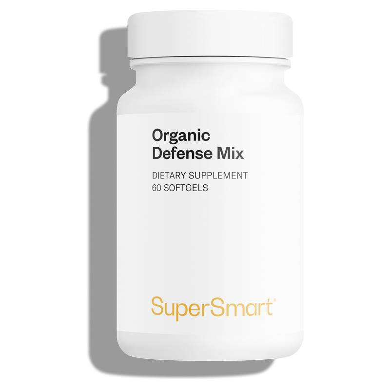 Organic Defense Mix - Huiles essentielles pour l'immunité - 60 softgels - sans OGM - Supersmart