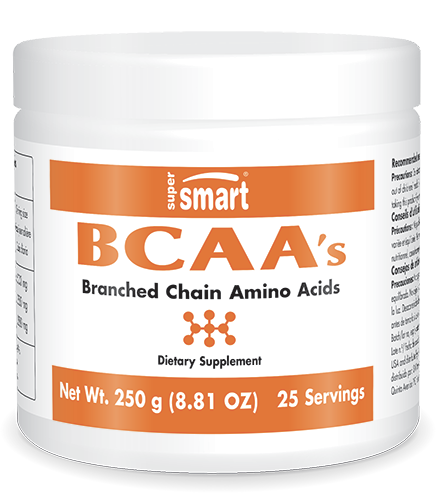 BCAA-Nahrungsergänzungsmittel, vertrieben von Supersmart