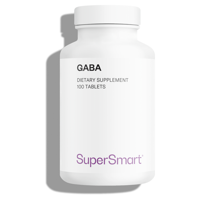 Gaba 750mg par jour - Relaxtion & Anti-stress - 100 tab - Supersmart