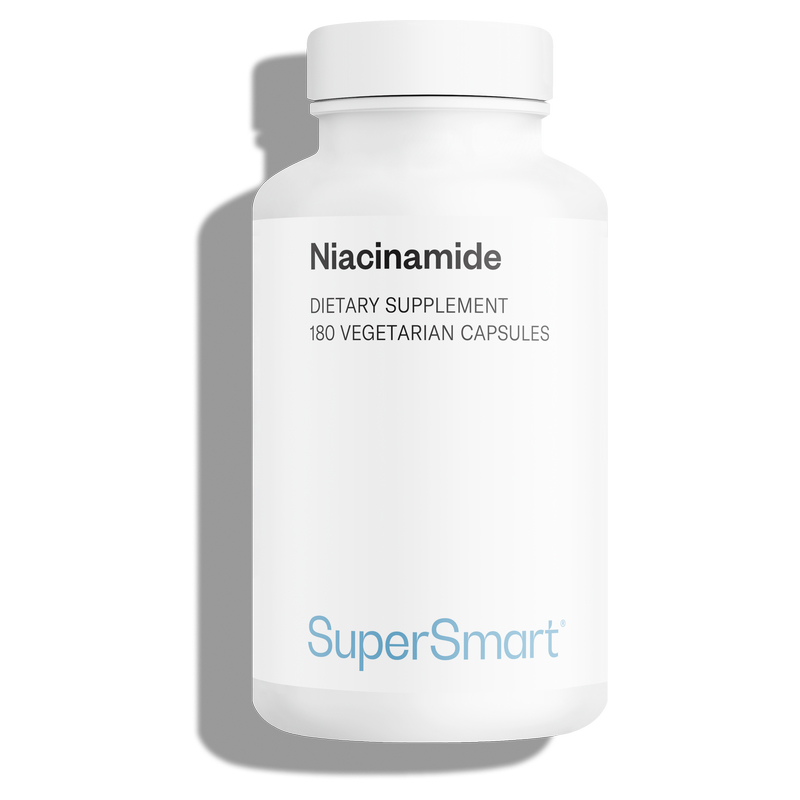 Niacinamide Vitamin B3 | 180 Caps. veg. - SuperSmart
