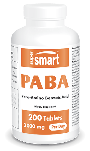Complemento natural de vitaminas del grupo b PABA