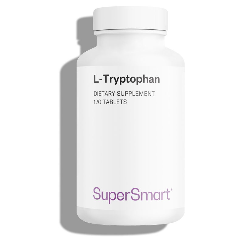 L-Tryptophan - Complément natural pour dormir - 120 comprimés - sans OGM - Supersmart