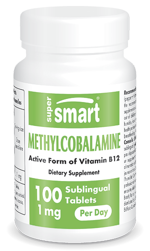 Méthylcobalamine | 100 comprimés sublinguaux - Supersmart