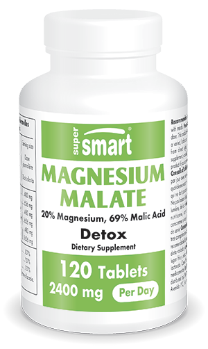 SuperSmart SA Magnesium Malate 120 tabletten - Supersmart