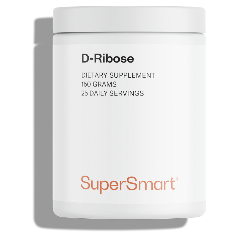 D-Ribose - Améliore l'endurance - 150 g - sans OGM - Supersmart