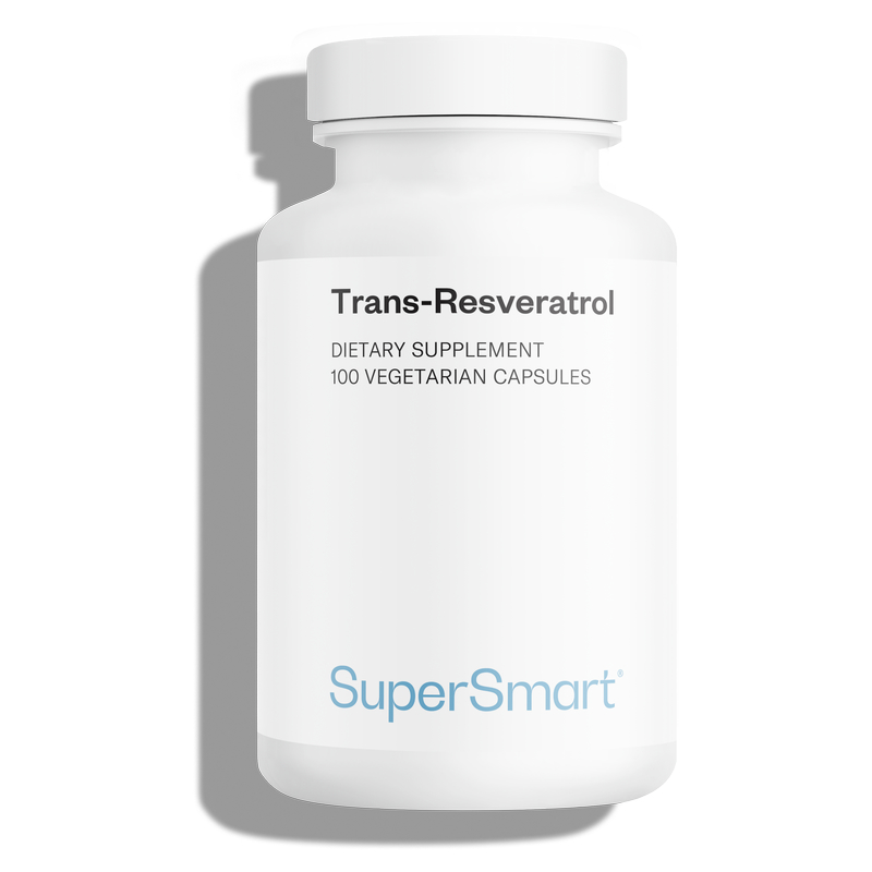 Trans-Resveratrol – Anti-âge & protection cellulaire – 100 gélules végétales – SuperSmart