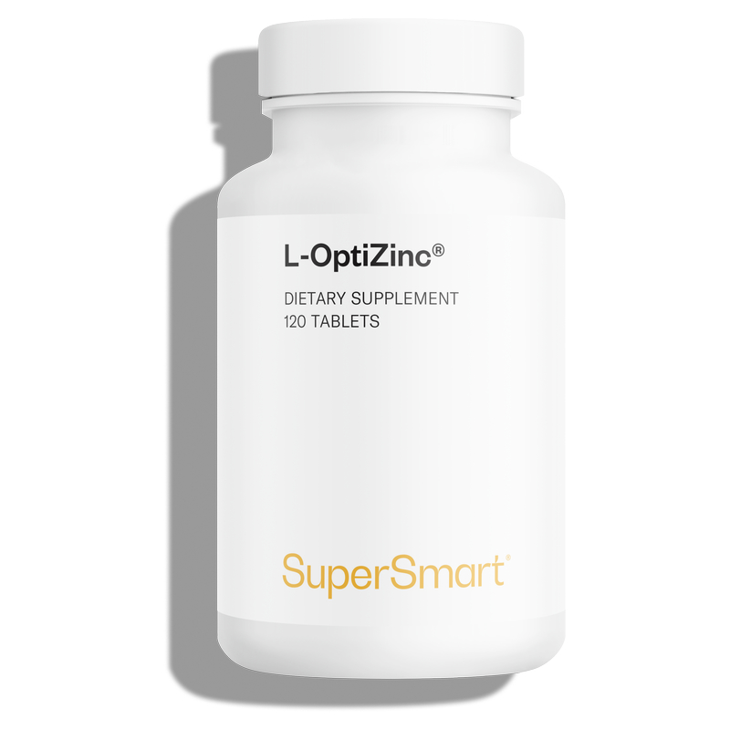 L-OptiZinc® - La Forme de Zinc la Plus Optimale Pour une Absorption Parfaite - 120 comprimés - sans OGM - Supersmart