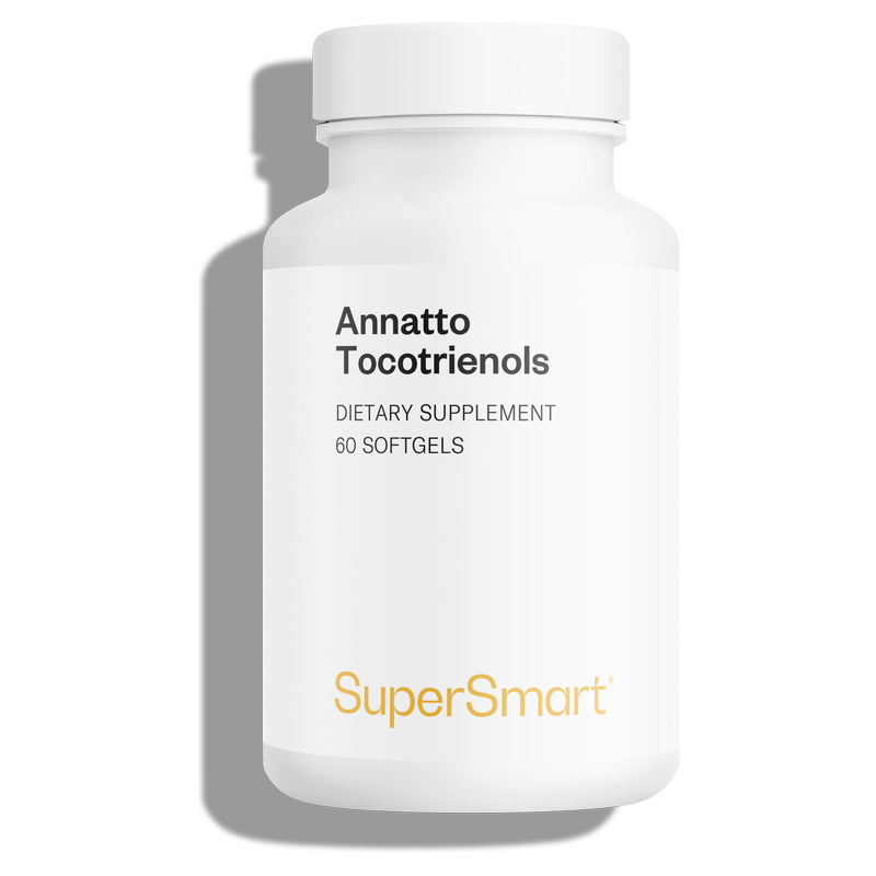 Annatto Tocotrienols - Meilleure source de vitamine E - 60 softgels - sans OGM - Supersmart