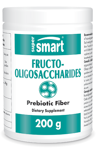 photographie d'un pot du complément de fructo-oligosaccharides 