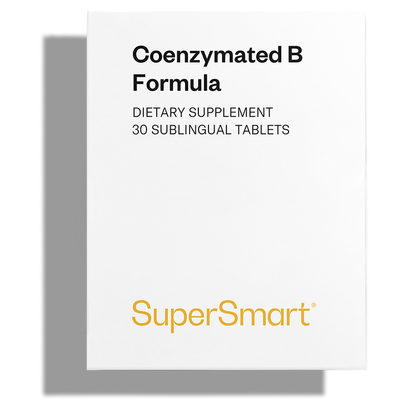 Coenzymated B Formula - Vitamines B coenzymées - 30 comprimés - sans OMG - Supersmart