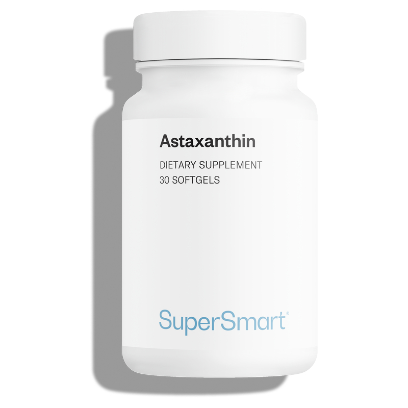 Astaxanthin 4 mg – Antioxydant & peau – 30 softgels – SuperSmart