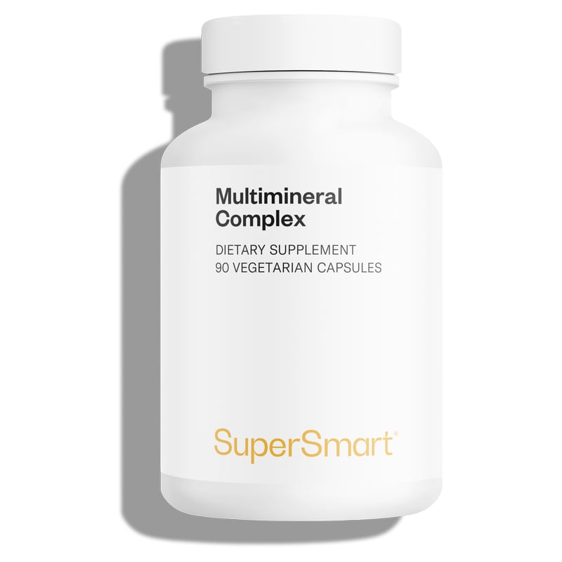 MultiMineral Complex - Minerales Esenciales - 90 cáps. veg - Sin Aditivos - Supersmart