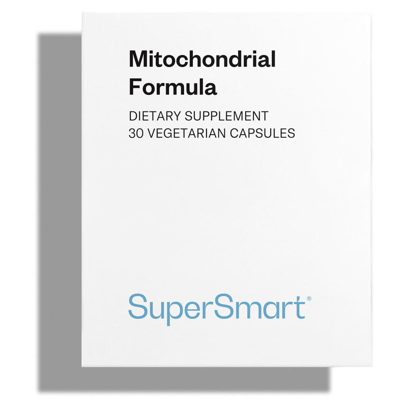 Mitochondrial Formula avec PQQ - Formule Anti-âge - 30 Gél. Végétariennes - Supersmart
