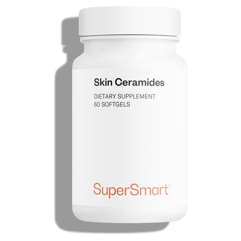 Skin Ceramides - Hydratation et Beauté de la peau - 100% naturel - Zinc - 60 Gél - Supersmart