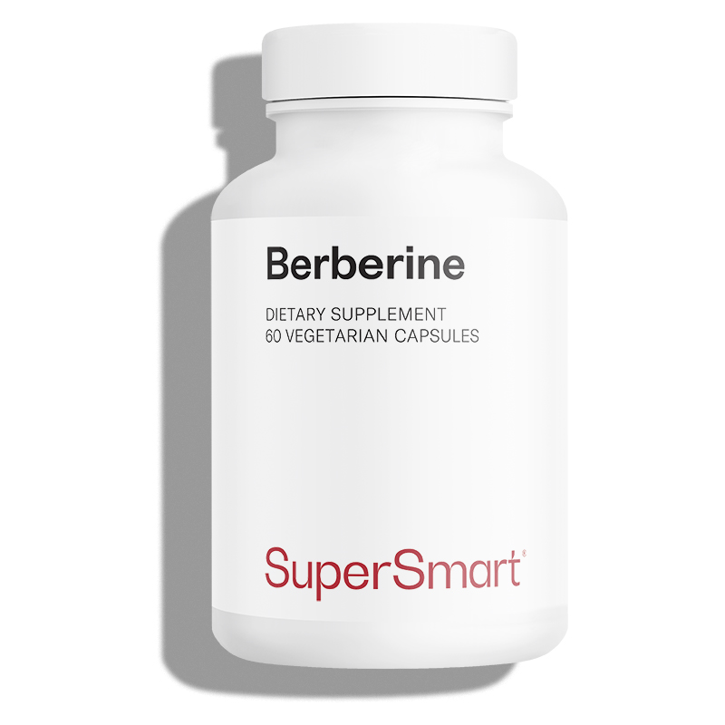 Berberine - Pour la Santé Cardiovasculaire - 60 Gél. Vég. - sans OGM - Supersmart