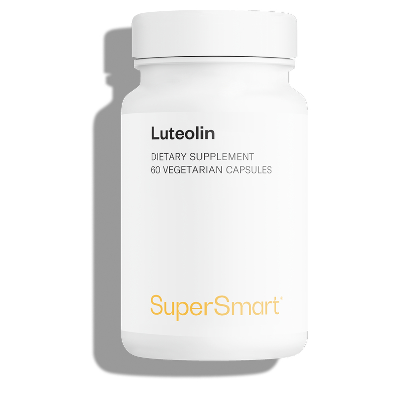 Lutéoline 100mg - 100% naturel - Contre vieillissement cérébral - 60 Gél. Végétariennes - Supersmart
