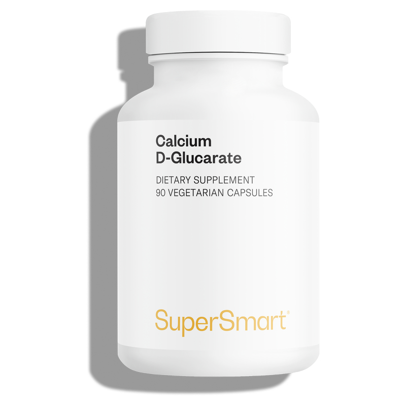 Calcium D-Glucarate 1500mg - Détox du foie - 90 Gél. Végétariennes - Supersmart