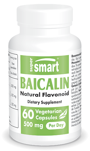 Baicalin 250 mg | 60 Gélules Végétales - Supersmart