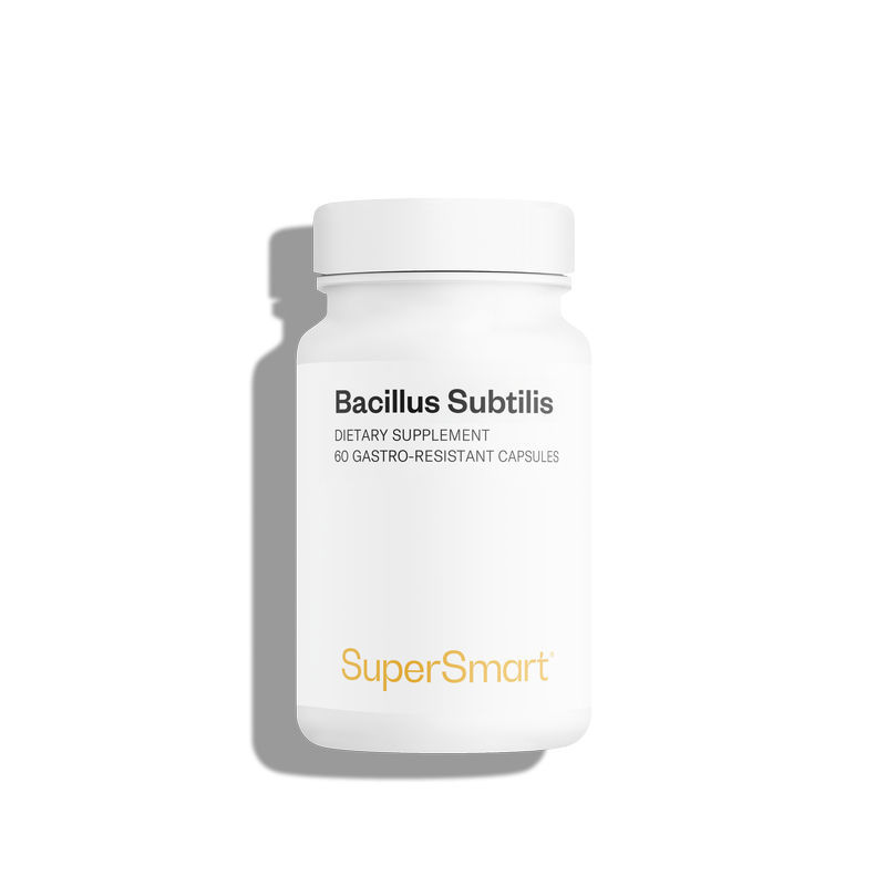 Bacillus subtilis - Combats les Infections et les Agressions Extérieures de l'Intestin - 60 DRCaps™ - sans OGM - Supersmart