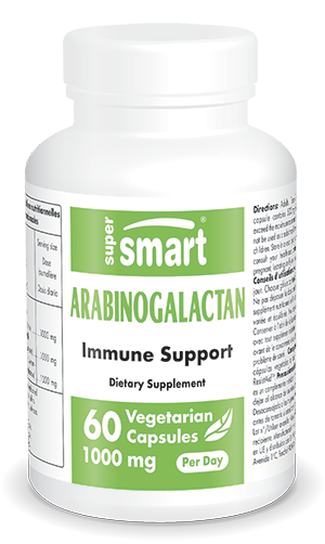 Arabinogalactan | 60 Capsules Végétales - Supersmart