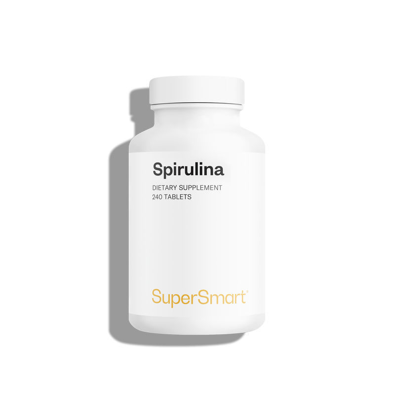 Spiruline 4000mg - 100% naturel - 240 comprimés - Supersmart