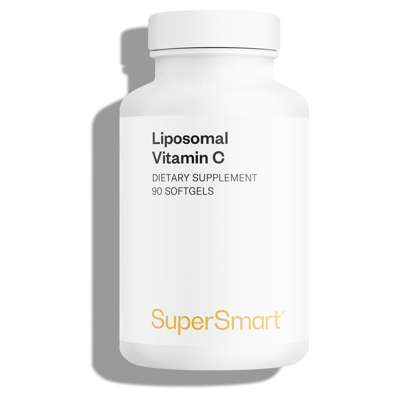 Liposomal Vitamin C 335 mg - Contre la Fatigue - 60 Gélules - sans OGM - Supersmart