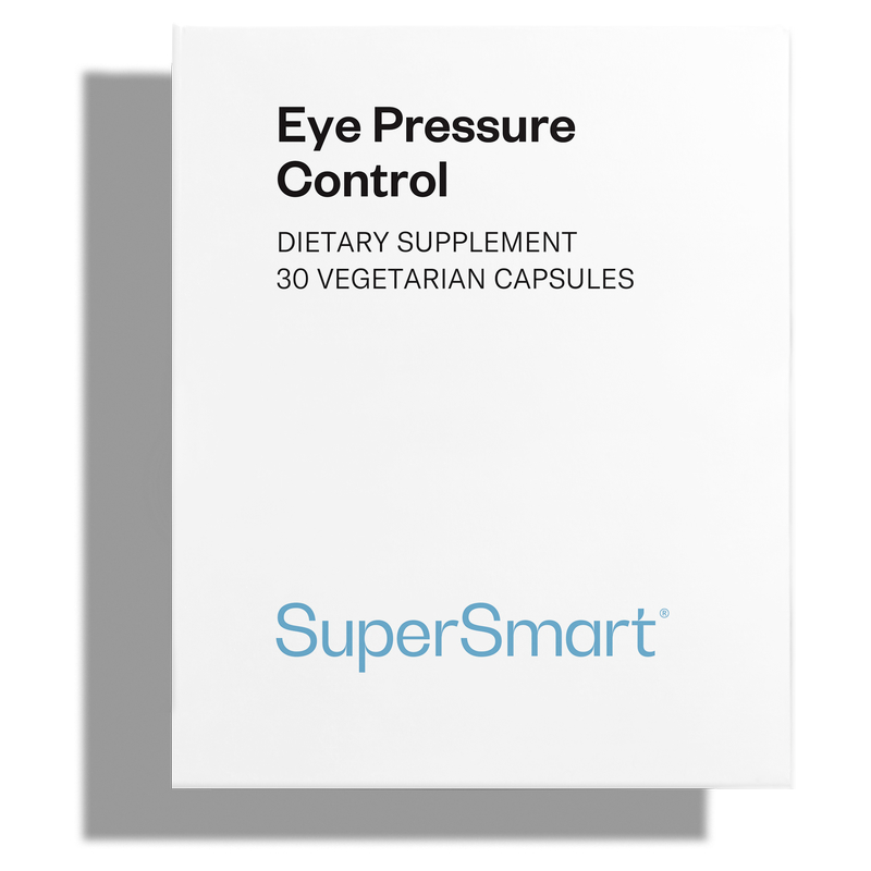 Contrôle de la Pression Oculaire - 100% naturel - Myrtille & Pin Maritime - Santé des yeux - 30 Gé. Végétariennes - Supersmart