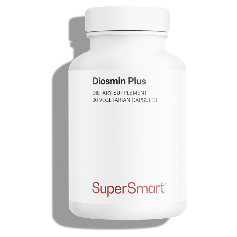 Diosmin Plus - Puissantes propriétés véinotoniques - 90 Gél. Vég - sans OGM - Supersmart